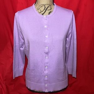 Lavender Cherokee Cardigan NWT